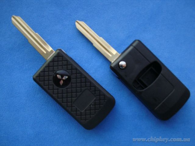 Выкидной ключ Mitsubishi (корпус) 2 кнопки