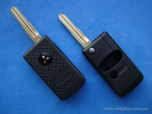 Ключ Mitsubishi Lancer выкидной (корпус) 3 кнопки