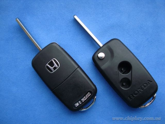 Ключ Honda выкидной (корпус) 2 кнопки, лезвие hon66