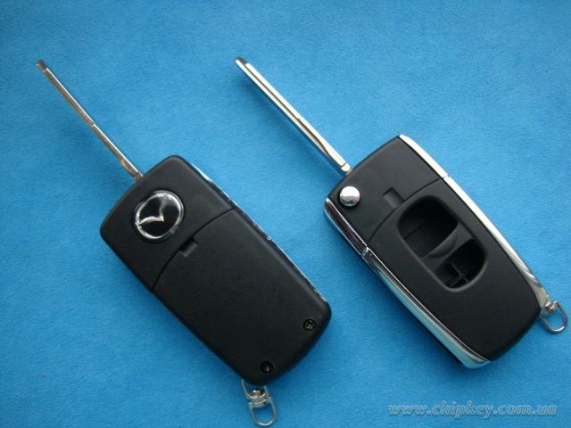 Ключ Mazda выкидной (корпус) 2 кнопки