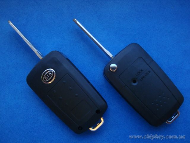 Ключ Kia выкидной (корпус) 1 кнопка
