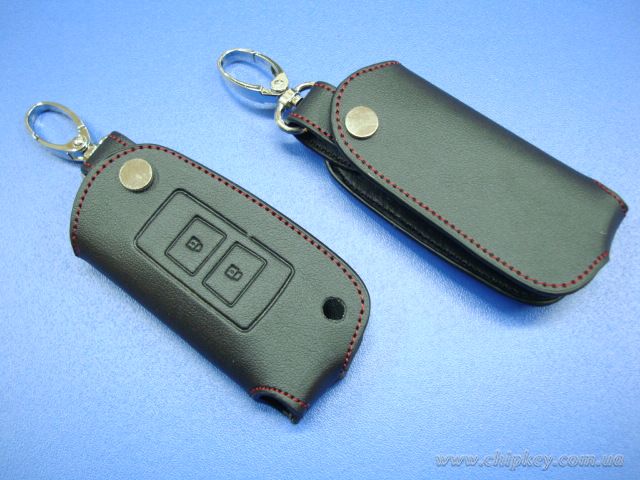 KOREA STYLE  чехол для выкидного ключа на 2 кнопки