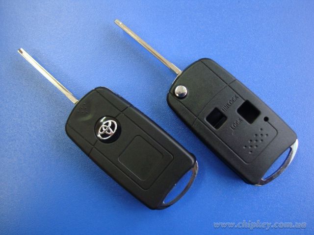 Ключ Toyota выкидной (корпус) 2 кнопки, лезвие toy43, acura style