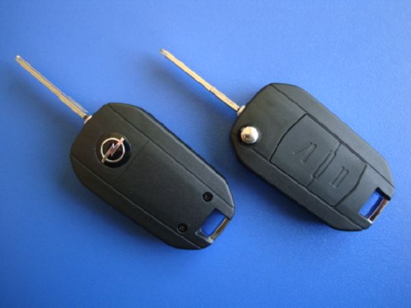 Ключ Opel выкидной (корпус) 2 кнопки, лезвие hu46p
