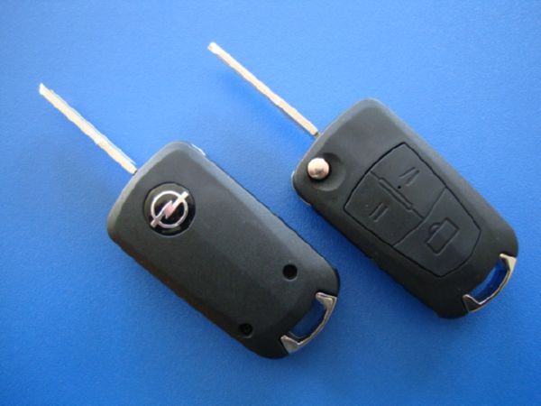 Ключ Opel выкидной (корпус) 3 кнопки, лезвие hu46p