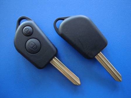 Ключ Peugeot (корпус) 2  кнопки, лезвие SIX9