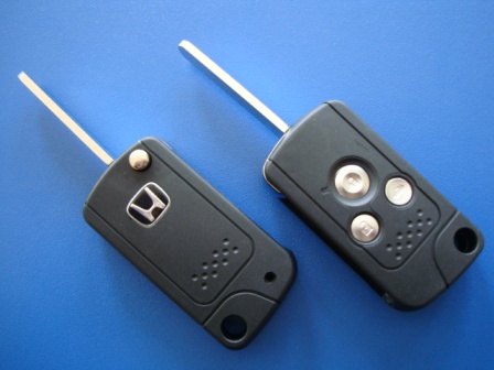 Ключ Honda выкидной (корпус) 3 кнопки, лезвие hon66