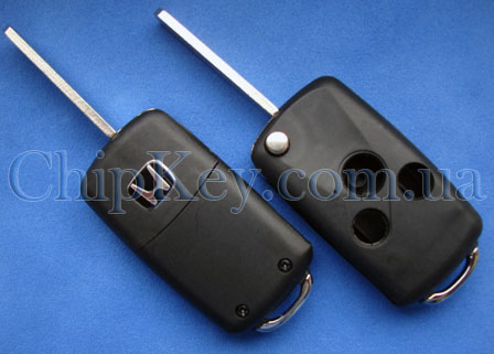 Ключ Honda выкидной (корпус) 3 кнопки, лезвие hon66