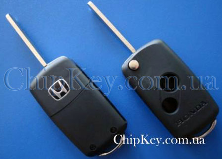 Ключ Honda выкидной (корпус) 2 кнопки, лезвие hon66