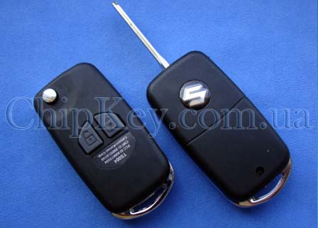 Ключ Suzuki выкидной (корпус) 2 кнопки, лезвие toy43