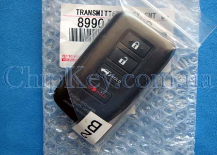 Ключ Lexus RX 200T/350/450H (AGL2#,GGL25,GYL25) с 09.2015-2020 г, Denso FCC: HYQ14FBB, P1:A9, 315 MHz, для рынка USA