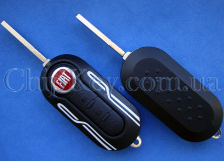 Ключ Fiat выкидной (корпус) 3 кнопки, лезвие sip22