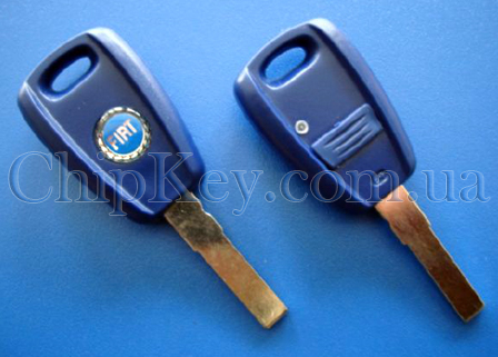 Ключ FIAT (корпус) 1 кнопка, лезвие SIP22