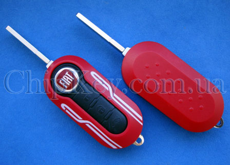 Ключ Fiat выкидной (корпус) 3 кнопки