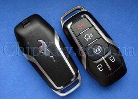 Ключ Ford Mustang FR3T-15K601-CC 5 кнопок, c чипом Hitag Pro, 902 Mhz, original