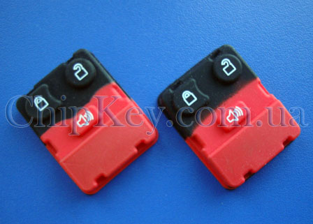 Ключ Ford резиновая пластина, кнопки в пульт