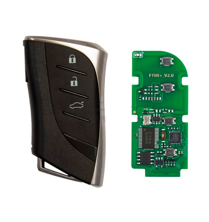 Эмулятор смарт ключей FT08-LT20 Lexus 8A Lonsdor в корпусе Lexus 3 кнопки