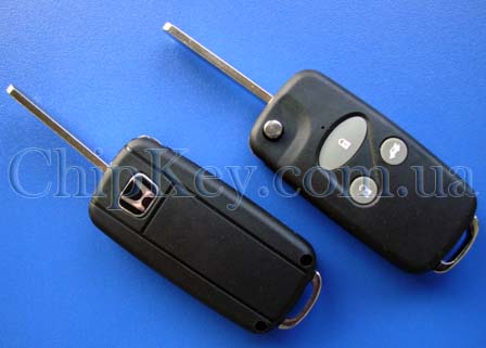 Ключ Honda выкидной (корпус) 3 кнопки, лезвие hon66