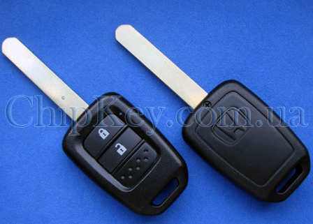 Ключ Honda выкидной (корпус) 2 кнопки, лезвие hon66