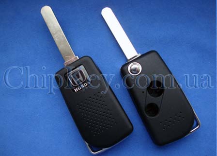 Ключ Honda Civic, Hr-v, Fr-v выкидной (корпус) 2 кнопки