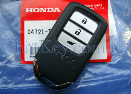 Ключ Honda CR-V 2015-2017, Smart Key 3 кнопки, с чипом 52 HT3, 433.9MHz EU, original