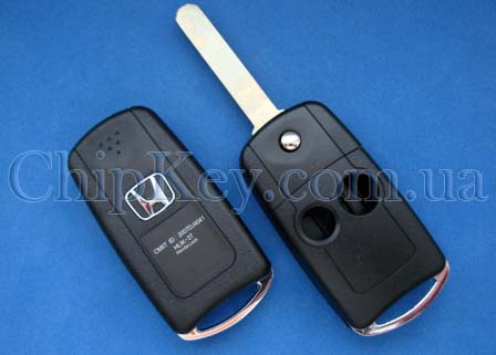 Ключ Honda выкидной (корпус) 2 кнопки, Acura style