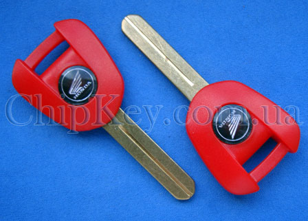 Ключ Honda moto (корпус) красный