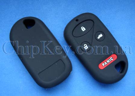 Чехол Honda силиконовый 4 кнопки, черный