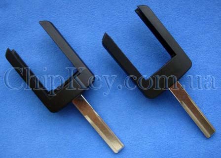 Ключ Opel (корпус) нижняя часть, лезвие hu43p
