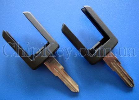 Ключ Opel (корпус) нижняя часть, лезвие hu46p