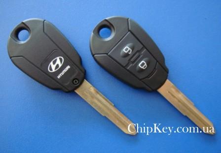 Ключ Hyundai  (корпус) 2 кнопки