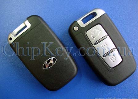 Ключ Hyundai Smart Key (корпус) 3 кнопки