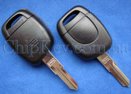 Ключ Renault (корпус) 1 кнопка, лезвие VAC102