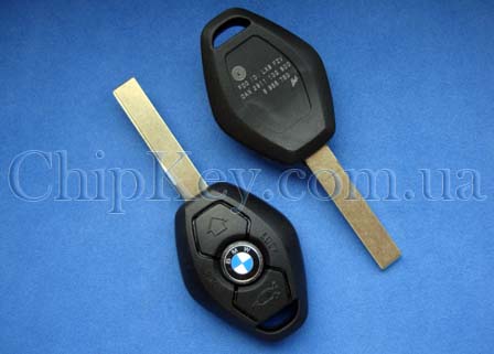 Ключ BMW 3 кнопки (корпус), лезвие HU92