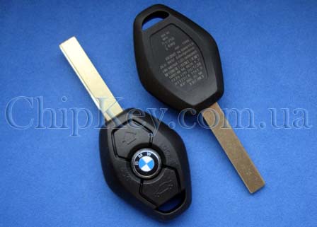 Ключ BMW (корпус) 3 кнопки, лезвие HU92