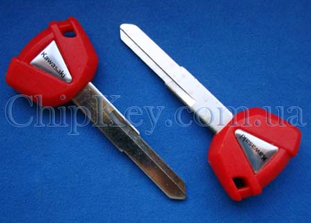 Ключ Kawasaki moto (корпус), красный