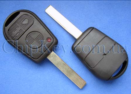 Ключ Bmw (корпус) 3 кнопки, лезвие hu92