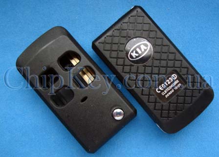 Ключ Kia Optima выкидной (корпус) 4 кнопки, hyn7r