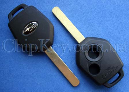 Ключ Subaru (корпус) 2 кнопки, лезвие dat17