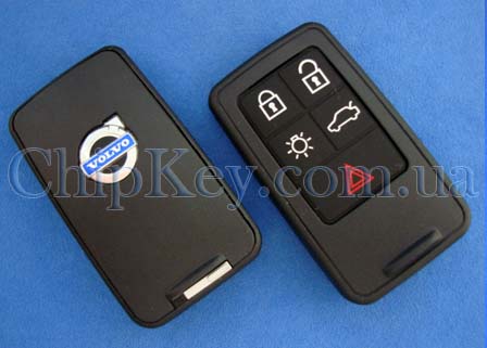 Ключ Volvo smart key (корпус) 5 кнопок