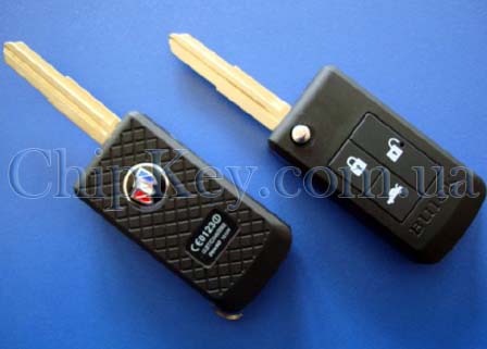 Ключ Buick выкидной (корпус) 3 кнопки