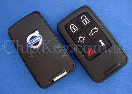 Ключ Volvo smart key (корпус) 6 кнопок
