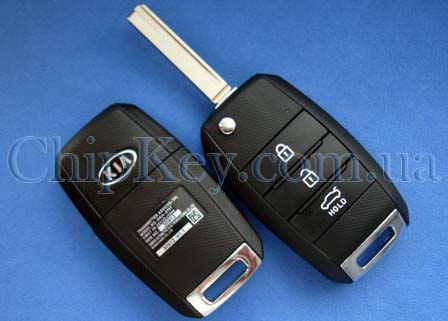 Ключ Kia выкидной (корпус) 3 кнопки
