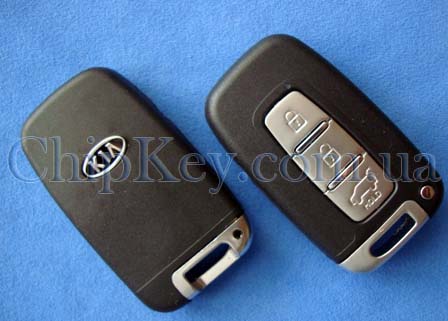 Ключ KIA Smart Key 3 кнопки, id46 (pcf7952), 433Mhz