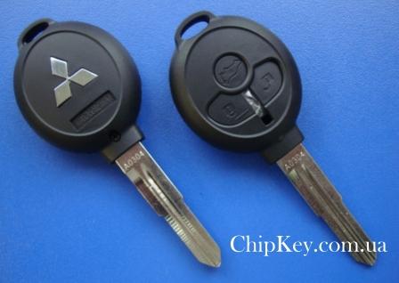 Ключ Mitsubishi (корпус) 3 кнопки