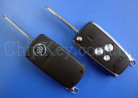 Ключ Buick выкидной (корпус) 3 кнопки
