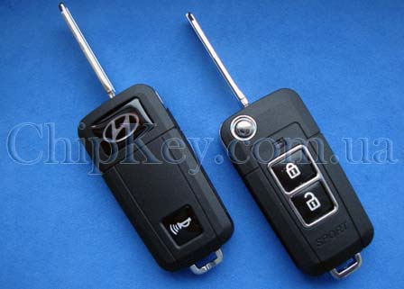 Ключ Hyundai Tucson выкидной (корпус) 2 кнопки