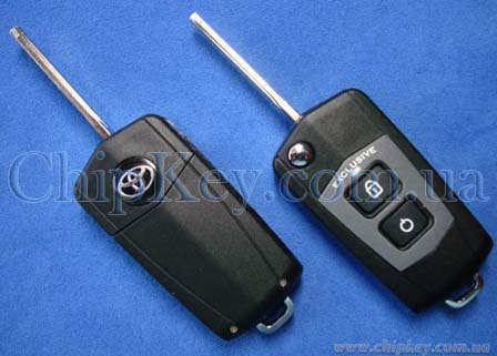 Выкидной ключ Toyota (корпус) 2 кнопки, Korey style