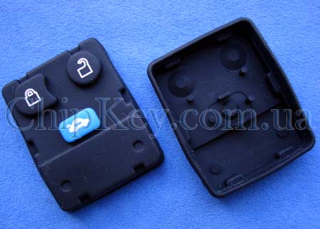 Ключ Ford резиновая пластина, кнопки в пульт
