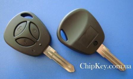 Ключ Lada Ваз 1118 - 2170 Калина, Приора (корпус) 3 кнопки